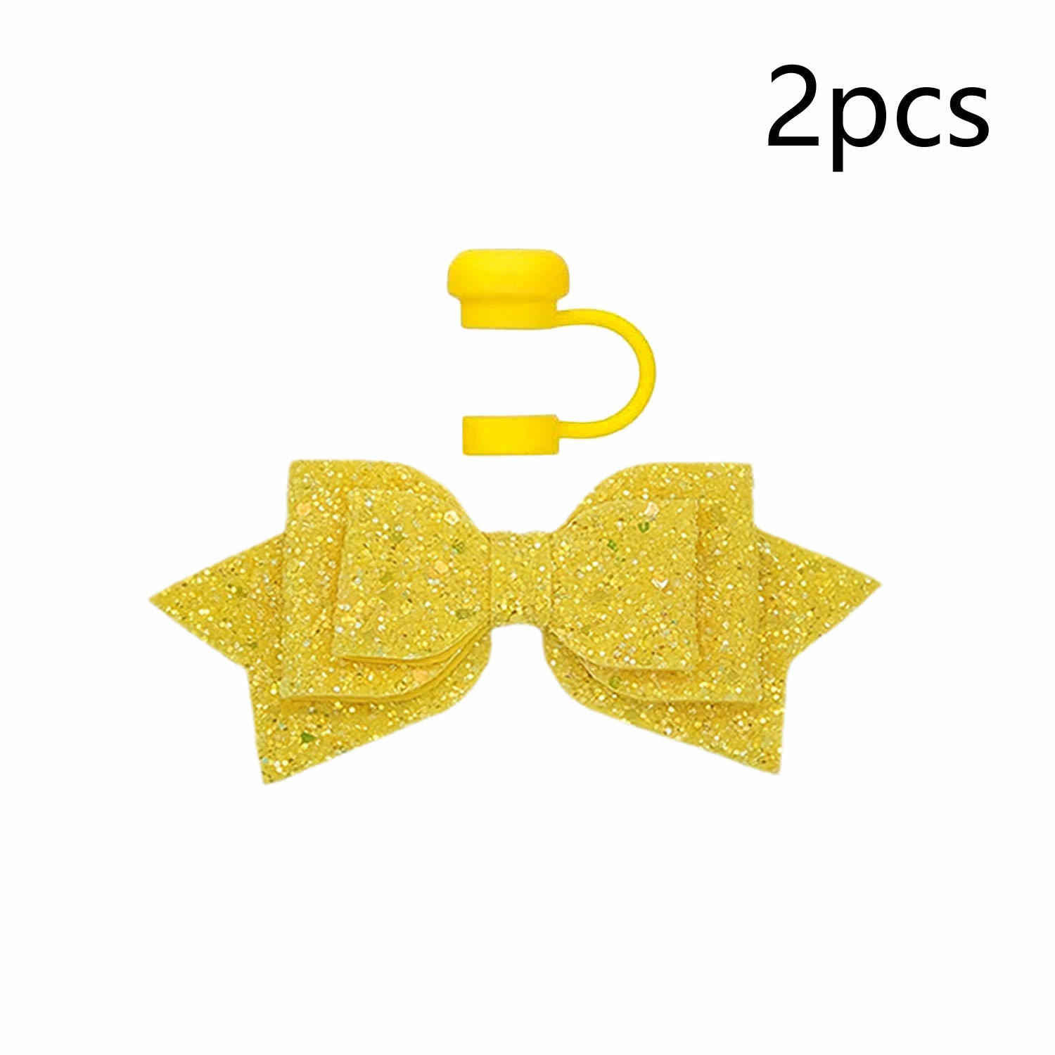 Wholesale 5pcs Ice Cup Bow Straw Hat